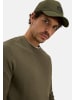 Camel Active Strickpullover mit Rundhalsausschnitt in Olivgrün
