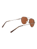 Serengeti Unisex Sonnenbrillen Flieger Braun
