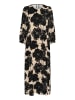 CULTURE Kleid CUrachel Relaxed fit in Black/Offwhite Flower
