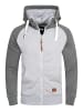 behype Sweatjacke - BHDISUK Hoodie Weicher Kapuzenpullover Sweatshirt in Hellgrau