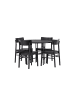 ebuy24 Schwarz 115 x 115 cm