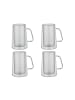 COFI 1453 4 Tlg. Doppelwandige Gläser-Set mit Henkel 300 ml in Anthrazit