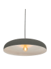 Licht-Erlebnisse Pendelleuchte Ø 50 x (T)170 cm in Grau Weiß