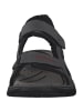 rieker Klassische Sandalen in cenere/black/schwarz