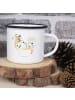 Mr. & Mrs. Panda XL Emaille Tasse Hund Australien Shepherd ohne ... in Weiß