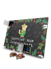 Mr. & Mrs. Panda Adventskalender Sportler Leidenschaft mit Spruch in Kreidetafel