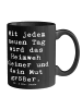 Mr. & Mrs. Panda Porzellantasse Spruch Heimweh überwinden Mut mi... in Schwarz