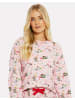 Threadbare Schlafanzug THB Pooch Xmas Pj Set in pink