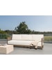 Beliani Gartensofa SAMPIERI in Braun/Beige - (W) 222 x (H) 62 x (L) 80 cm
