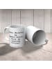 Mr. & Mrs. Panda Tasse Sohn Chaosheld mit Spruch in Weiß