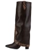 VAN HILL Cowboystiefel Anneliese in Dunkelbraun Snake