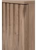 Furn.Design Highboard Schweden Eiche 85 x 160 cm, Regalschrank mit 3D-Reliefoptik