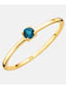 Diamant L'éternel Ring aus 375 Gelbgold mit Topas