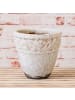 AltoBelli Blumentopf SIRMIONE Terracotta Antik Beige 18x18 cm