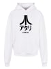 F4NT4STIC Heavy Hoodie Atari Tokyo Retro Arcade Games in weiß