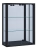 VCM  Wandvitrine Glasvitrine Udina Spiegel in Schwarz