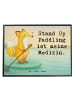 Mr. & Mrs. Panda tischpad Fuchs Stand Up Paddling Design mit Spruch in Weiß