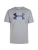 Under Armour Trainingsshirt Big Logo Fill in grau / blau