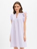 mbyM Minikleid Gemala in flieder weiß - 0001