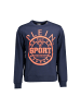 Plein Sport Blaues Baumwoll-Sweatshirt