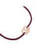 Glanzstücke München Armband Herz-Breze aus Edelstahl in roségold
