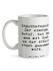 Mr. & Mrs. Panda Teetasse Spruch Ergotherapeut Geschenk mit Spruch in Weiß