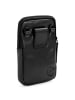 Farmhood Memphis Handytasche Leder 12 cm in black