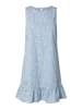 Pieces Midikleid in Cashmere Blue
