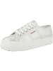Superga Sneaker low 2740 Platform Lame in silber