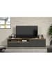ebuy24 TV-tisch Esteban Grau 210 x 41 cm