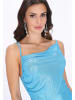 faina Women Dress in light blue metallic