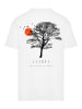 F4NT4STIC Heavy Oversize T-Shirt Oversize Escape Discover the World Tree Birds in weiß