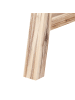 Beliani Gartentisch TONNARE in Grau/Braun - (W) 100 x (H) 75 x (L) 200 cm