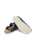 VITAFORM Vollrindleder Sandalen in blau WS