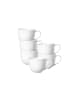 Ritzenhoff & Breker 6er Set Espressotassen Skagen 90 ml weiß in weiß