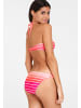 Venice Beach Bandeau-Bikini in pink-gestreift