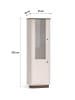 Feldmann-Wohnen Vitrine Vilavio Kaschmir Windmill Eiche dunkel 65 / 40 / 200cm
