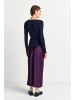 Rich & Royal Lace Longsleeve mit Spitze in Midnight Blue