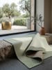 KADIMA DESIGN Teppich flachgewebt Uni flachgewebt pflegeleicht Wohnzimmer Flur in Grün