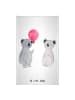 Mr. & Mrs. Panda Handtuch Koala Luftballon ohne Spruch in Weiß