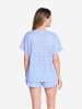 Joop! Jeans Pyjamaoberteil Allover Lace in Serenity