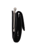 Esquire New Silk Geldbörse Leder 13 cm in schwarz