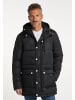 DreiMaster Maritim Winterparka in Schwarz