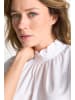 Rich & Royal Ruffle Cotton Blouse in White