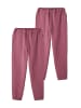 name it Mädchen Jogginghose 2er-Set Basic Sweat Pants NKFSWEAT in Rot