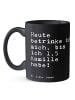 Mr. & Mrs. Panda Teepott Heute betrinke ich mich,... mit Spruch in Schwarz