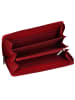 mano Donna Giulia Geldbörse Leder 20 cm rot