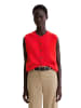 Marc O'Polo Ärmellose Strickweste slim in Bright Red
