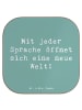 Mr. & Mrs. Panda Untersetzer für Gläser Spruch Sprachen lernen m... in Meeresbrise
