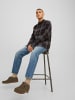 Jack & Jones Kariertes Flanell Hemd Freizeit Shirt JJECLASSIC in Braun